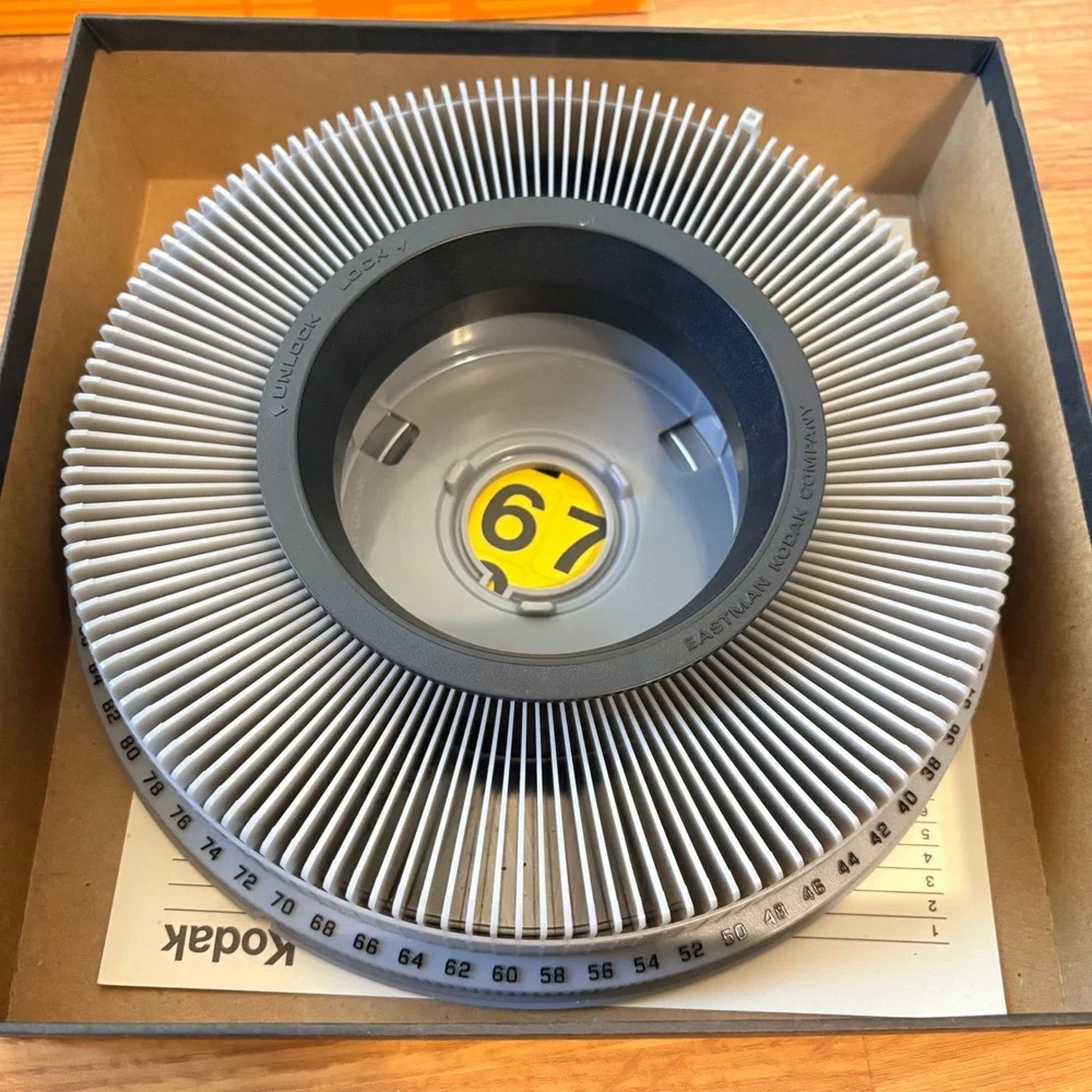 Kodak Carousel Transvue 140 Slide Tray Lot of 3 Projector Trays AS IS